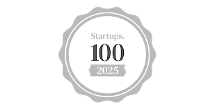 Startups 100 Index 2025 rosette