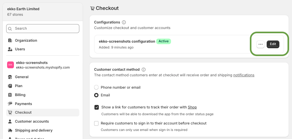 Shopify onboarding steps