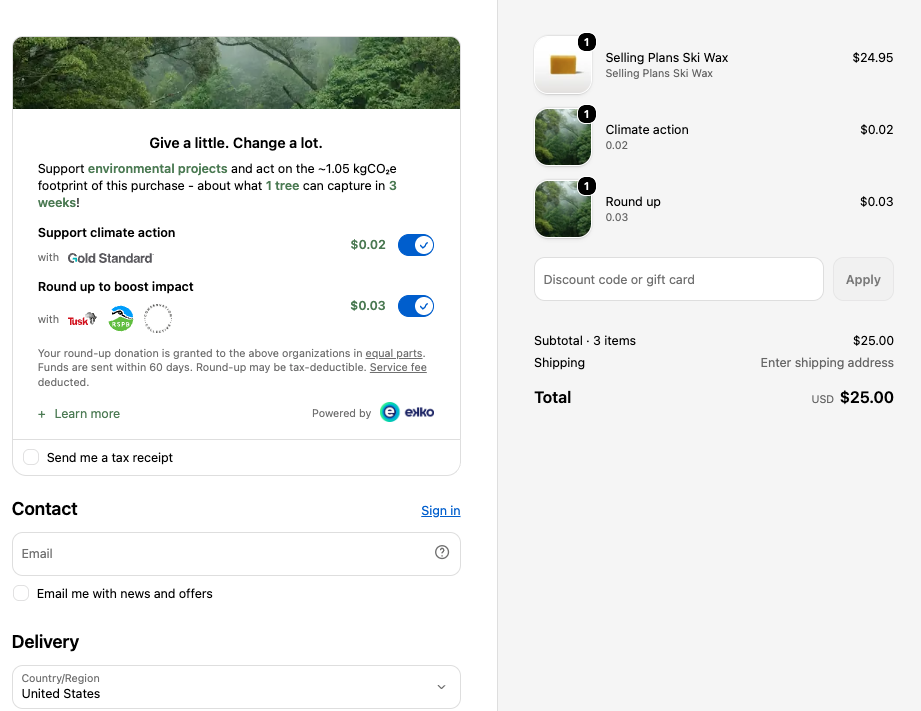 Shopify onboarding steps